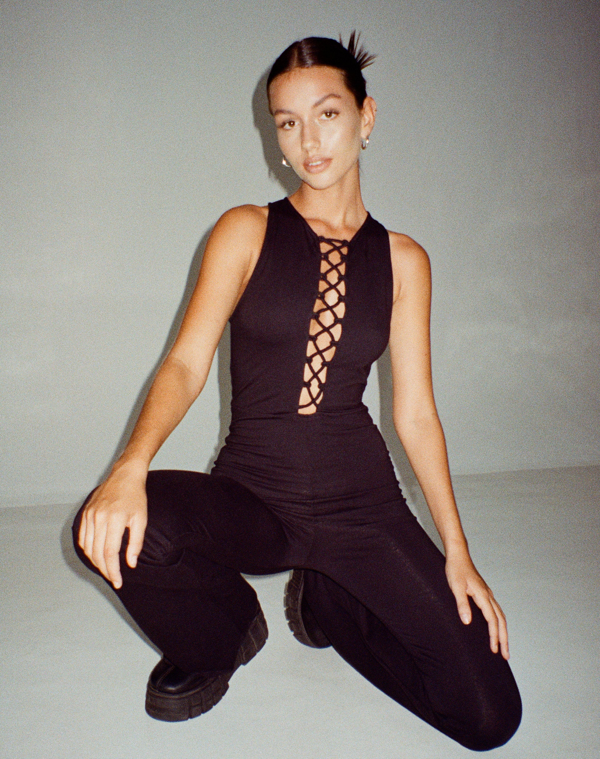 Roches Open Back Jumpsuit - レディース