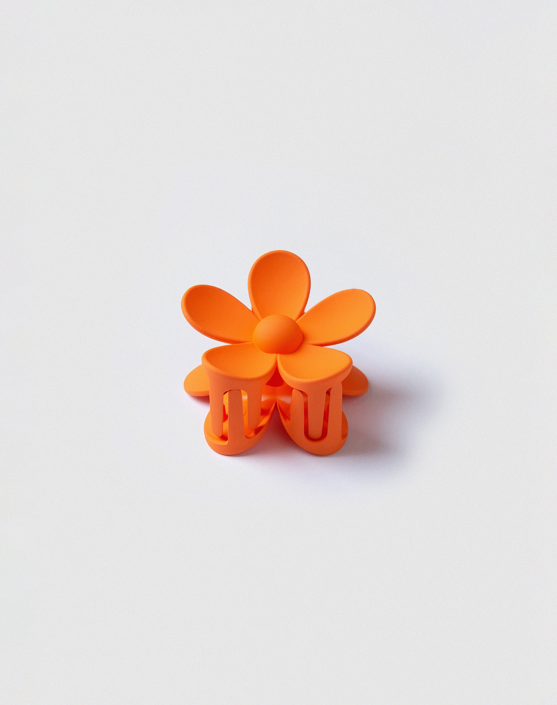 Image of Flower Hair Claw in Orange