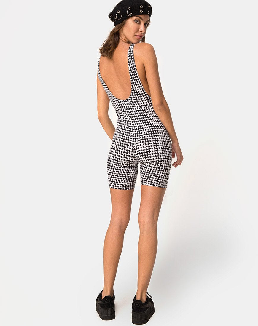 Image of Acro Unitard in Dogtooth
