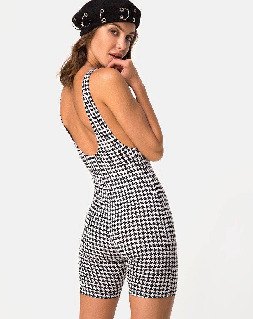 Image of Acro Unitard in Dogtooth