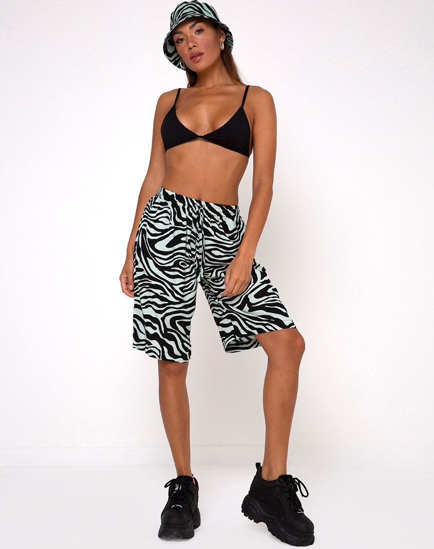 Image of Alvaro Short in Wavey Zebra Mint