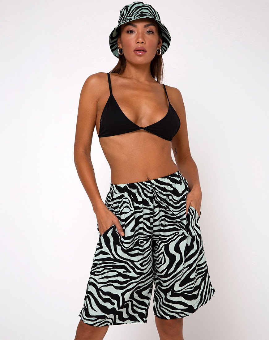 Image of Alvaro Short in Wavey Zebra Mint