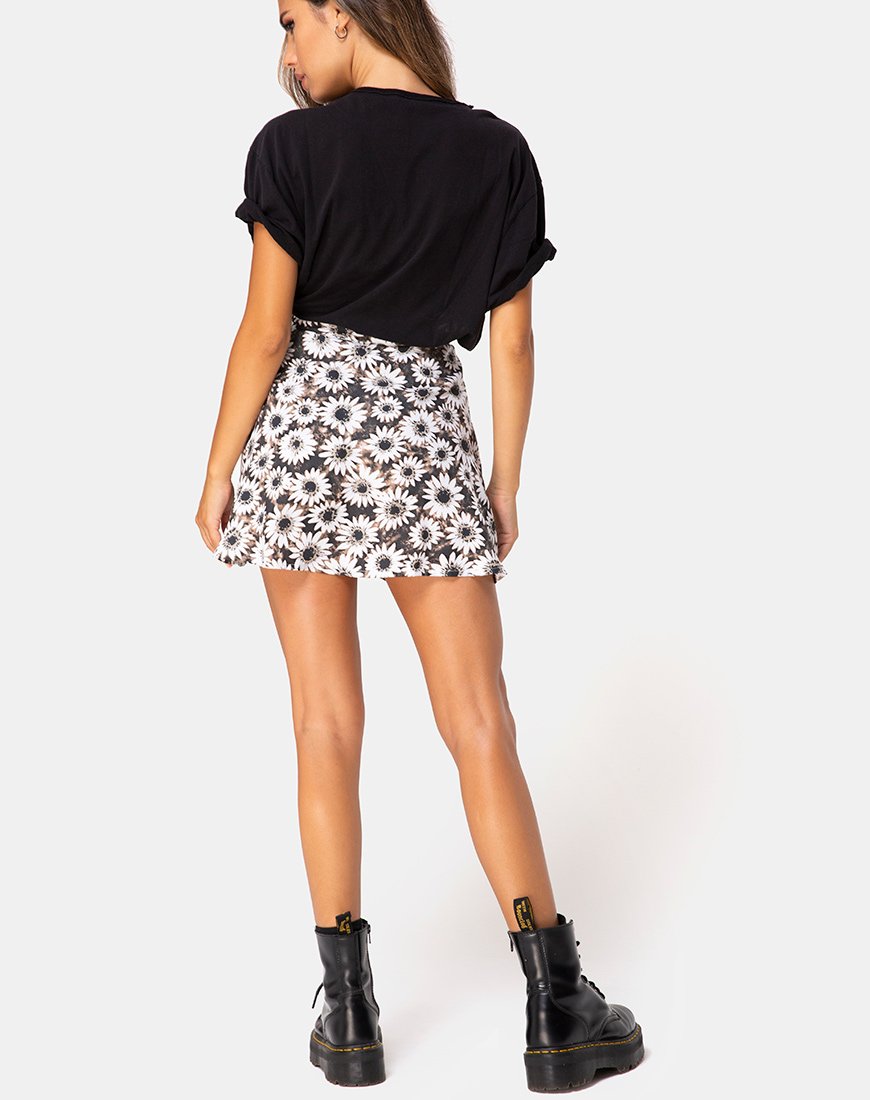 Image of Andrea Mini Skirt in Dyed Daisy