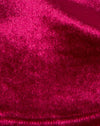 Image of Angel Crop Top in Velvet Burgundy
