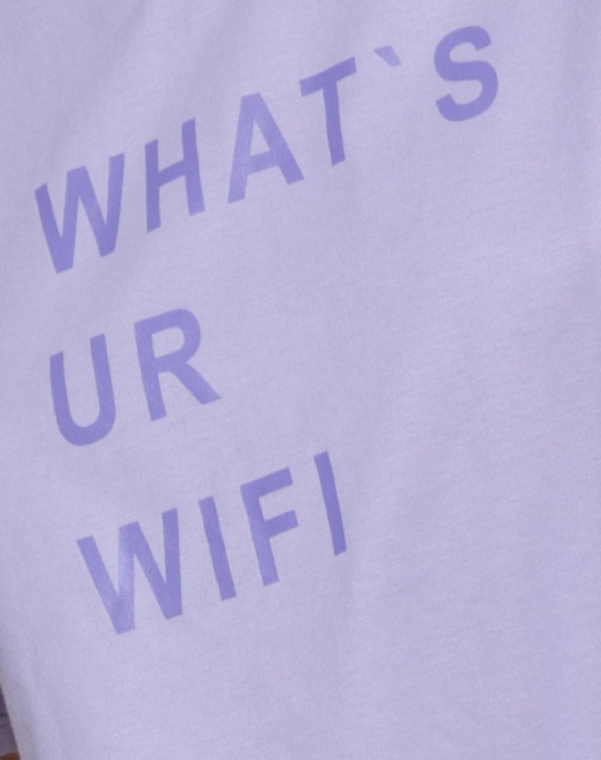 Image of Oversize Basic Tee in Whats Ur Wifi