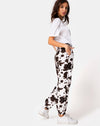 Image of Basta Jogger in Cow Hide Brown/White
