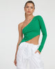 image of Baylee Crop Top in Bush Green