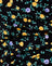 Flowing Flower Black