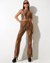 Image of MOTEL X IRIS Herly Flare Trouser in Earthy Gradient