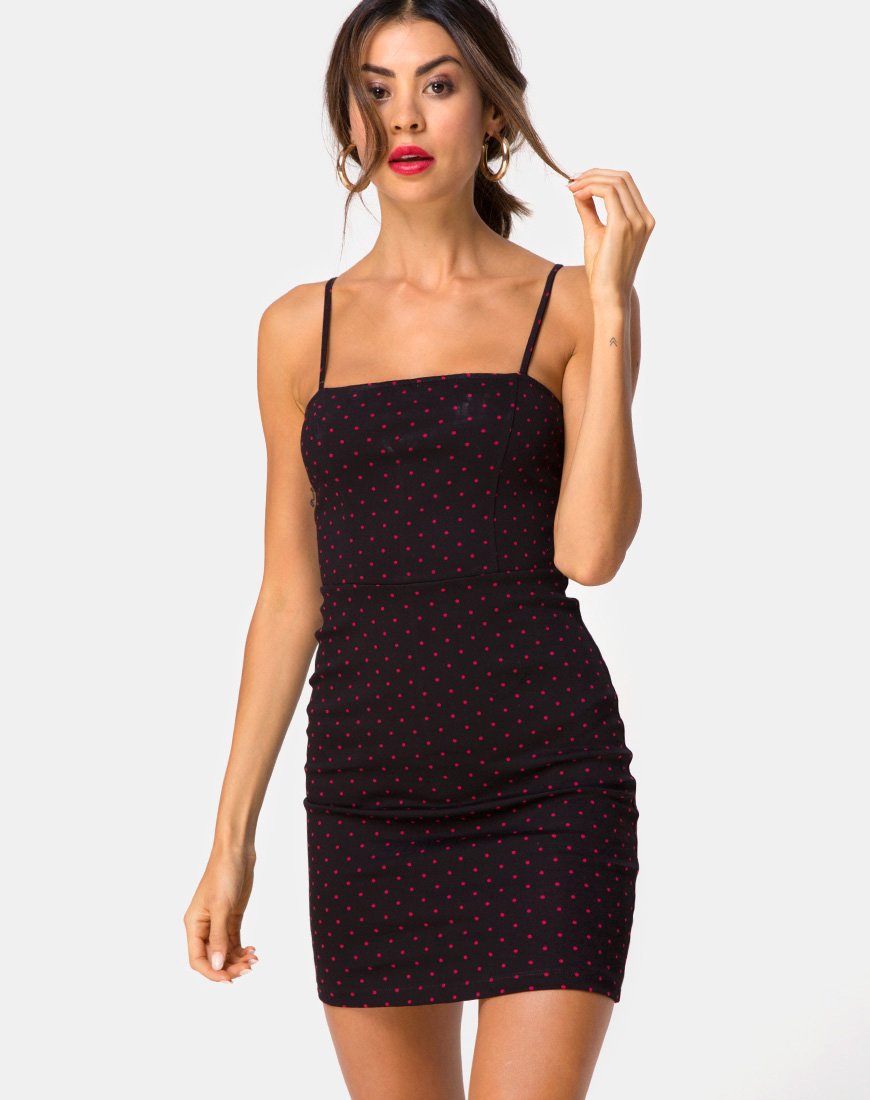 Image of Boco Dress in Cuban Dot Red