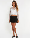 image of Bonca Long Sleeve Top in Lace Ivory