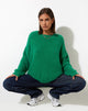 image of Bondy Jumper in Knit Kelly Green