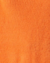 Knit Persimmon Orange