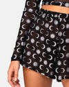 Image of Boris Short in Over the Moon Black with Glitter