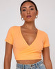 Image of Bria Top in Rib Cantaloupe