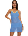 image of MOTEL X BARBARA Sakde Mini Dress in Blue