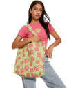 image of MOTEL X BARBARA Barbs Tote Bag in Green Beachy Floral