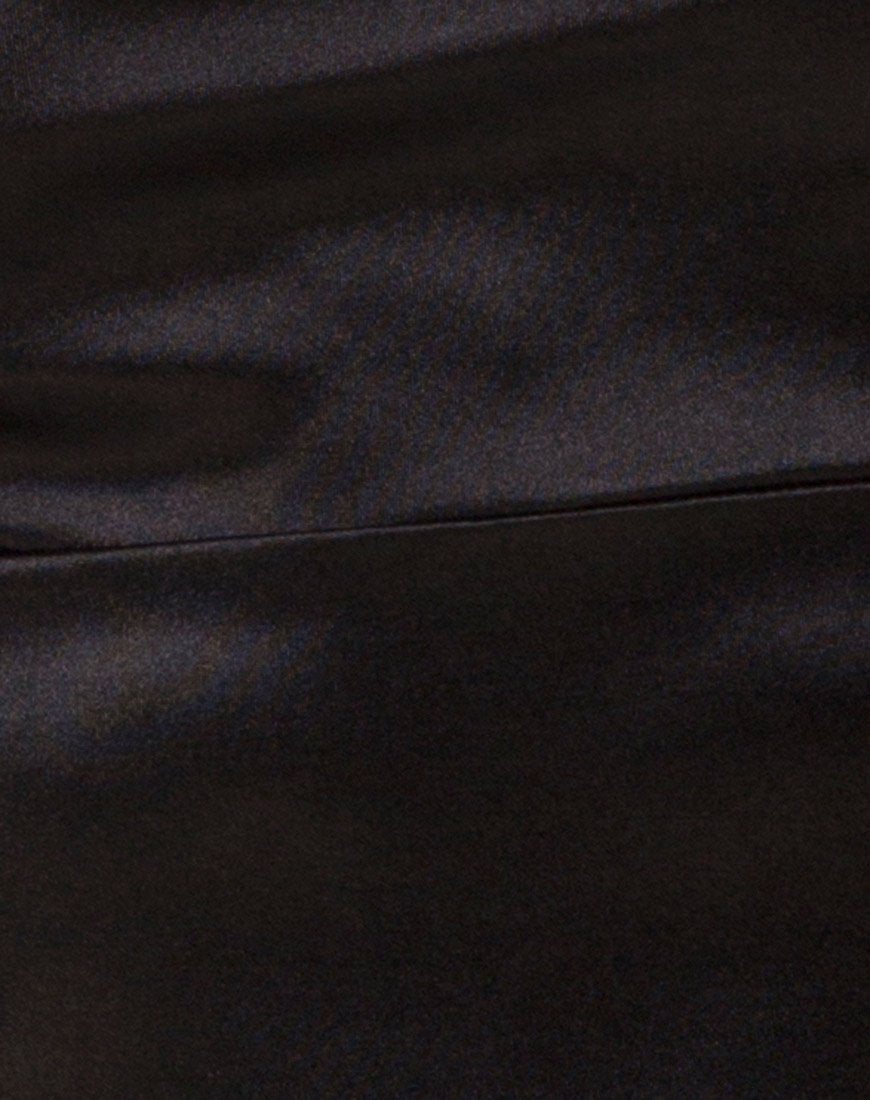 Image of Cecile Dress in Satin Black