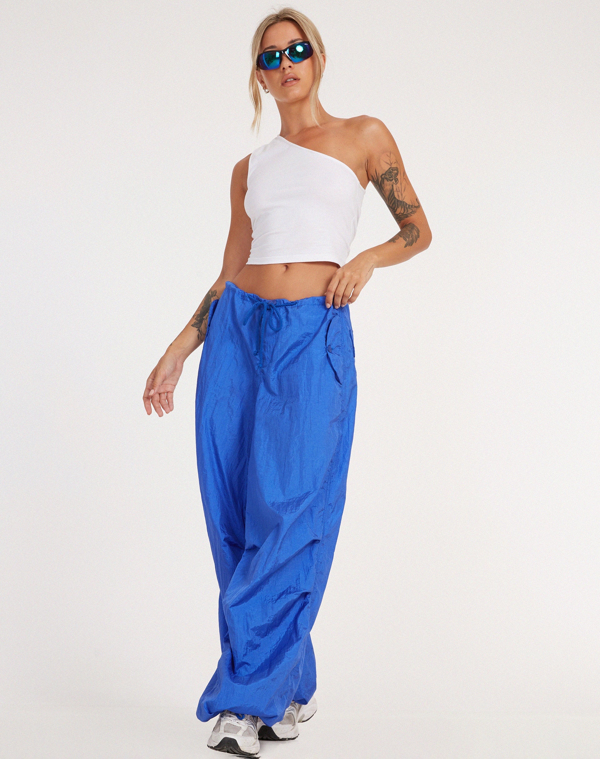image of Chute Trouser in Cobalt Blue