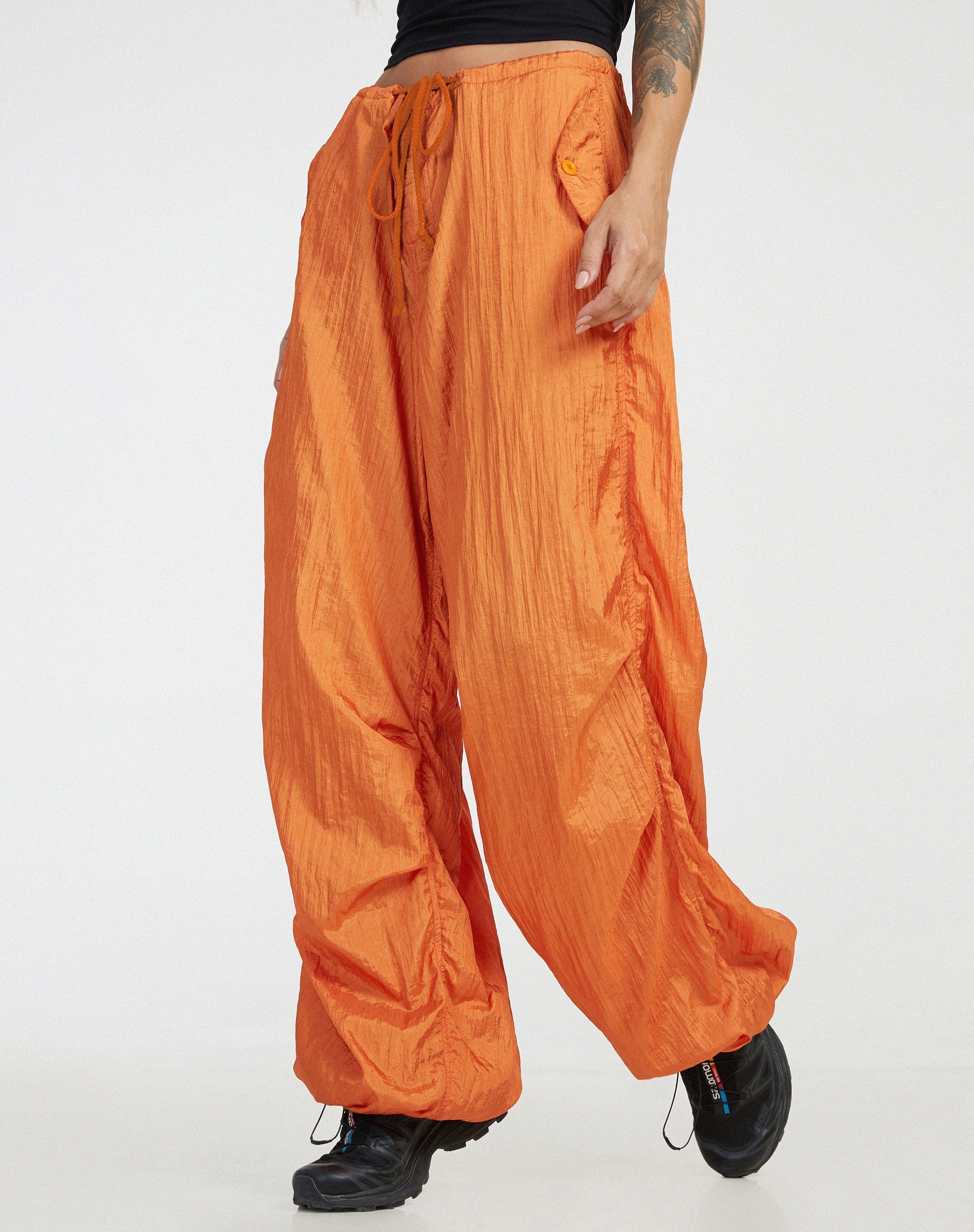 image of Chute Trouser in Parachute Pumpkin Orange