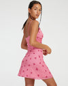 image of Coline Mini Dress in Pink Ditsy Daisy Embro