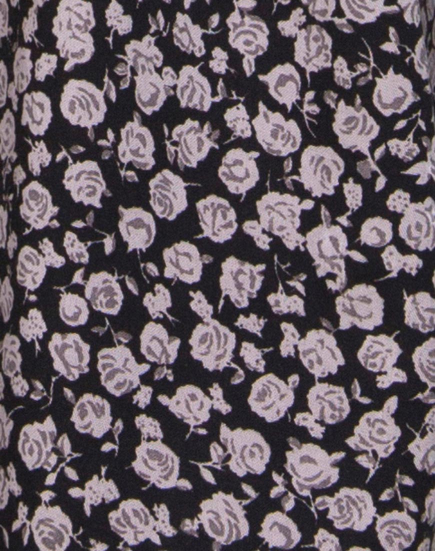 V Neckline Ditsy Rose Swing Dress | Crosena - Motel Rocks – motelrocks ...