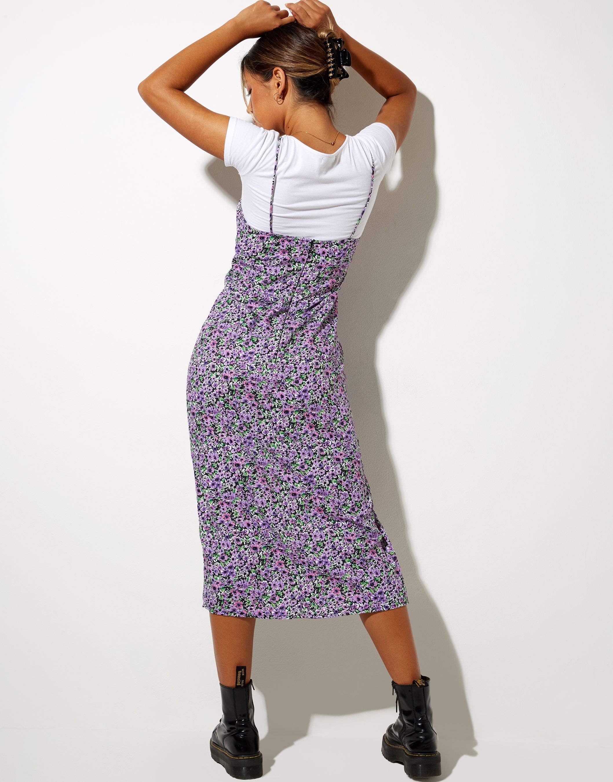 Image of Cypress Midi Dress in Lilac Blossom