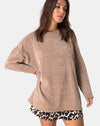 Image of Dad Jumper in Chenille Tan