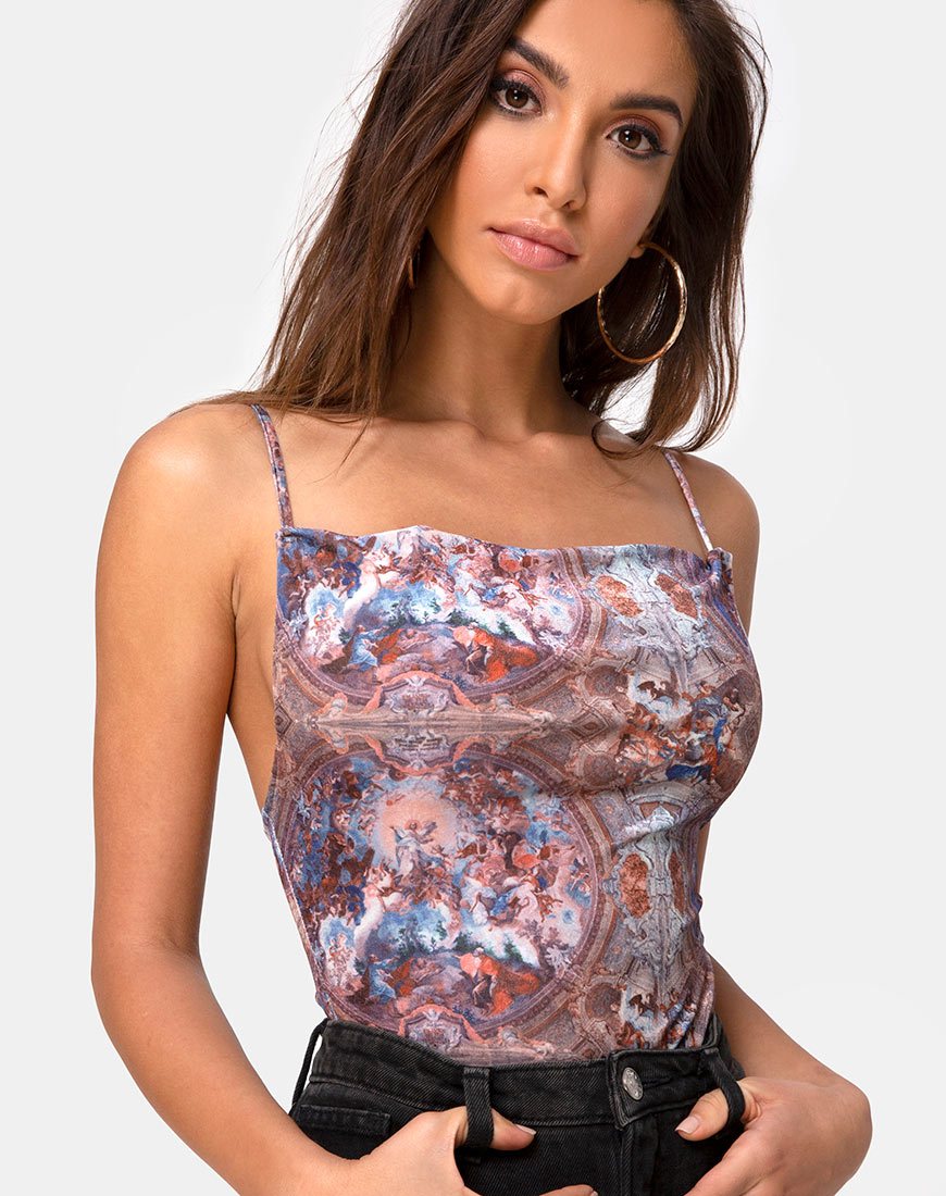 Dais Bodice in Velvet Palace Print