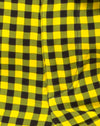 Image of Dastan Trouser in Medium Gingham Yellow