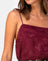 Satin Rose Burgundy