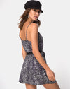 Image of Datista Slip Dress in Rar Leopard Grey