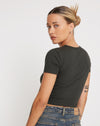 Image of Desiree Crop Top in Black Forest