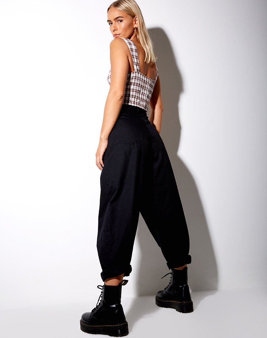 Image of Disca Cami Top in Checkmate Brown
