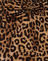 Image of Ejon Mini Skirt in Night Leopard Brown
