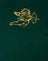 Bottle Green Cupid Gold Embro