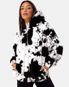Image of Emerson Jacket in Cow Hide Black & White
