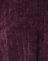 Image of Evie Cropped Sweatshirt in Chenille Plum