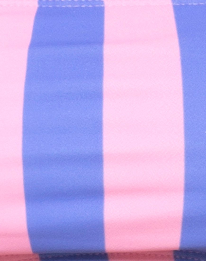 Image of Febe Bikini Top in Fairground Stripe