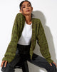 Image of Fia Cardigan in Black and Green