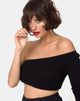 Image of Fiax Top in Rib Black