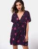 Image of Flawa Mini Dress in Evening Rose