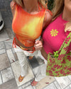 image of MOTEL X BARBARA Heema Top in Fruit Crush Watercolour