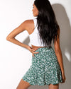 Image of Gaelle Skirt in Floral Field Green