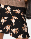 Image of Gaelle Mini Skirt in Peach Rose