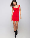 Image of Gainer Bodycon Dress in Red