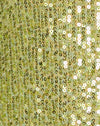 Drape Sequin Lime Green