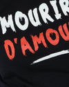 Image of Girl Fit Tee in Mourir DAmour Black