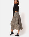 Image of Gleas Skirt in Rar Leopard Brown