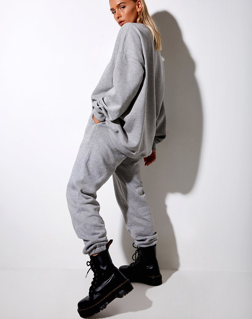 Image of Glo Sweatshirt in Grey Marl Angelo